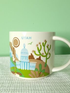STARBUCKS, You Are Here Collection, Utah Coffee Mug 14 Oz.